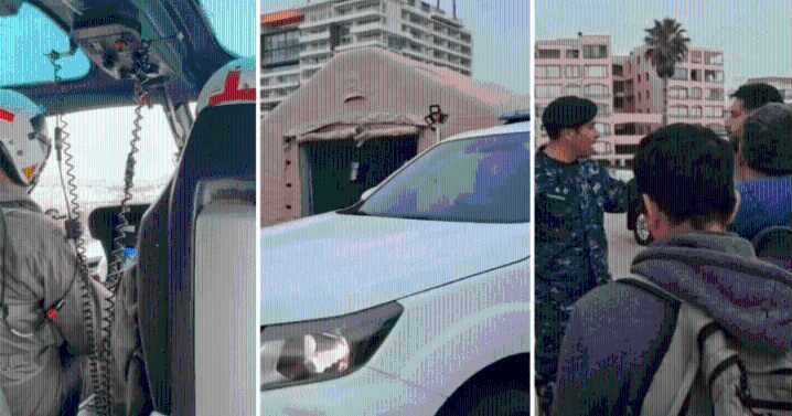 Intensa búsqueda de un argentino en Chile: así es el operativo para dar con el adolescente que fue arrastrado por el mar