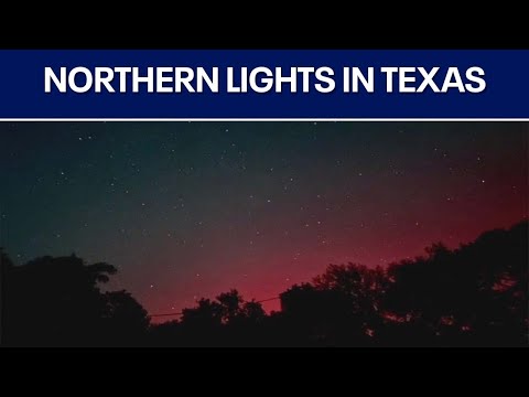 Northern Lights dipped deep into Central Texas