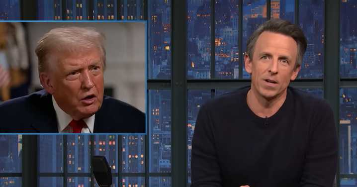 Donald Trump calls for Seth Meyers to be fired after late night host described him as 'most unpopular president of all time'