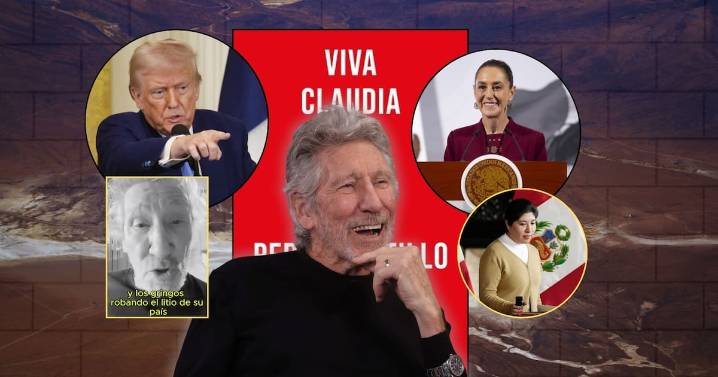 “Viva Claudia”: Roger Waters, cofundador de Pink Floyd, elogió a Sheinbaum por dar asilo a Betssy Chávez y criticó al gobierno de Perú por encarcelar a Pedro Castillo y por atender intereses de EEUU e