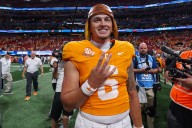 Joey Aguilar’s Mom Reacts to His Big Tennessee Promise That Screams Peyton Manning-Level Career Move Joey Aguilar's mom reacted to a big promise made by her son to Tennessee, which could see him reach