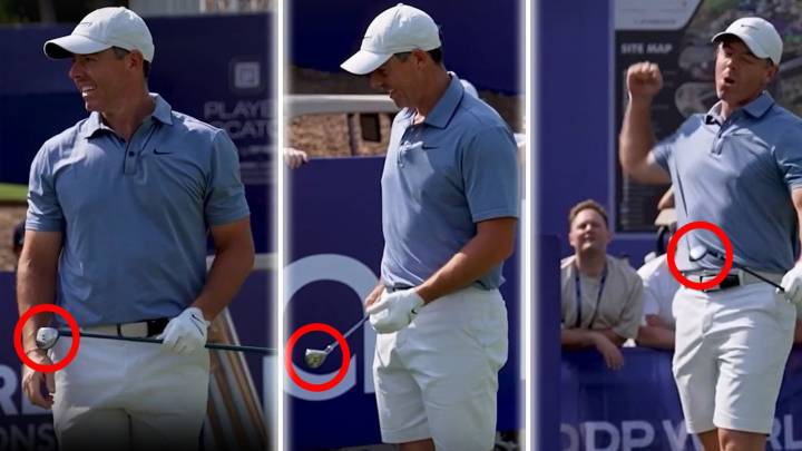 Rory McIlroy goes viral after smoking drive with TINY driver!