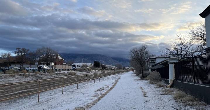Experts say it won’t snow in Albuquerque, other parts of New Mexico may get a dusting