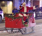 Winter holiday parade