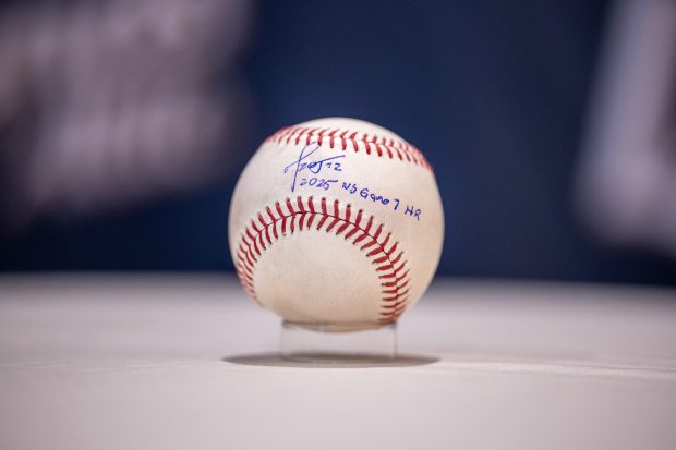 Auction house taking bids for historic Dodgers World Series home run balls