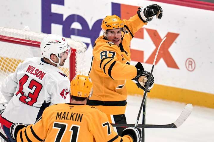 NHL roundup: Crosby, Rust lead surprising Penguins past Capitals 5