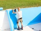 Piletas de natación listas en tres días