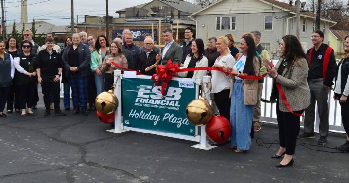 Ribbon-cutting ceremony is held for ESB Financial Holiday Plaza