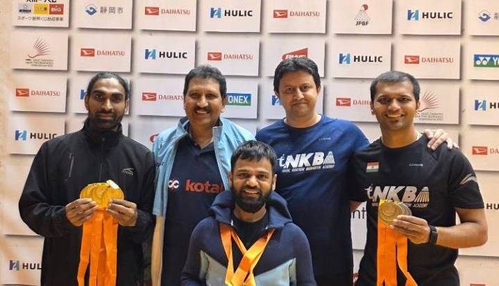 Pramod Bhagat Bags Triple Gold As India Shine At Japan Para Badminton International
