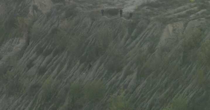 Alleged arson suspect rescued from Pacoima rock quarry