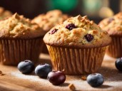 Cómo hacer muffins de arándanos en “air fryer”: el postre ideal para la cena de “Thanksgiving”