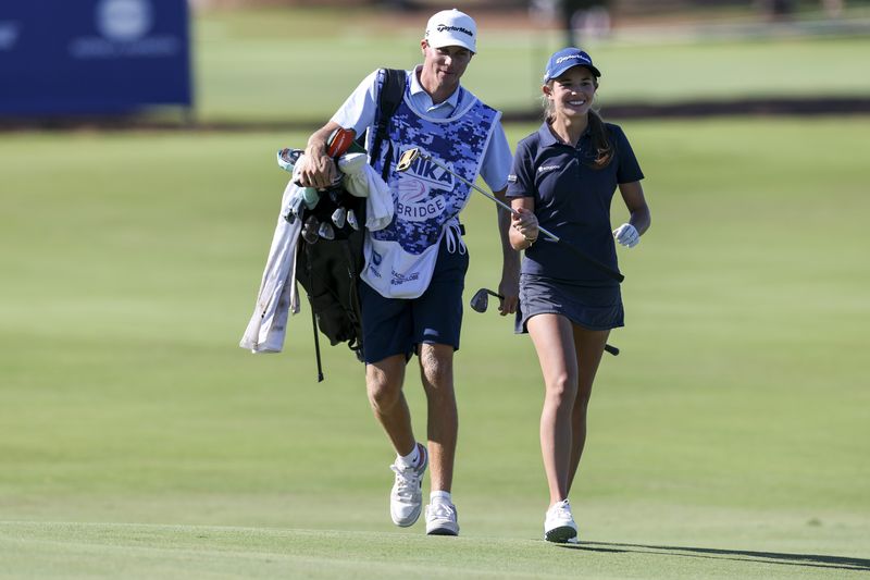 Golf-Trump’s granddaughter makes LPGA debut, post day’s highest score