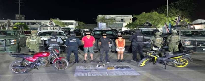 Detienen en Cunduacán a presunta célula ligada a drogas y extorsión