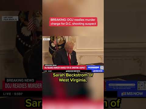 BREAKING: DOJ readies murder charge for DC shooting suspect. Christina Ruffini reports