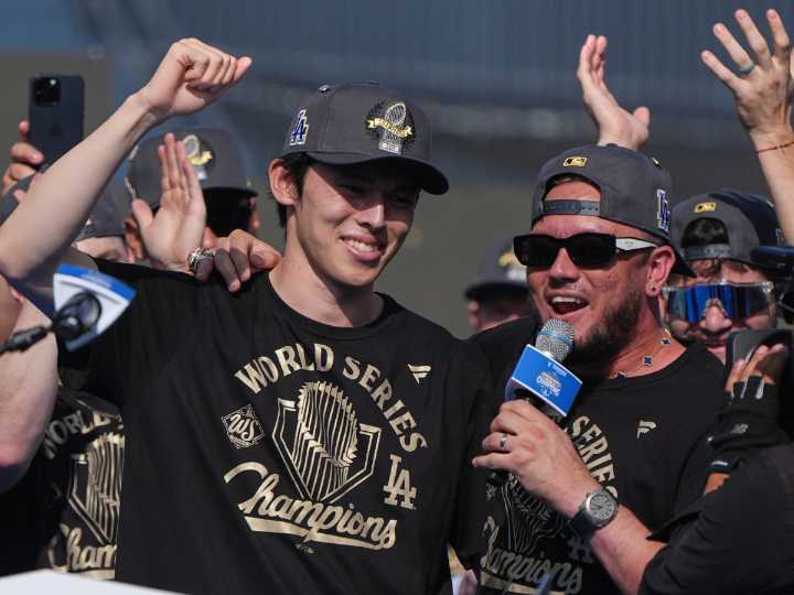 Dodgers celebraron con su gente en Los Ángeles