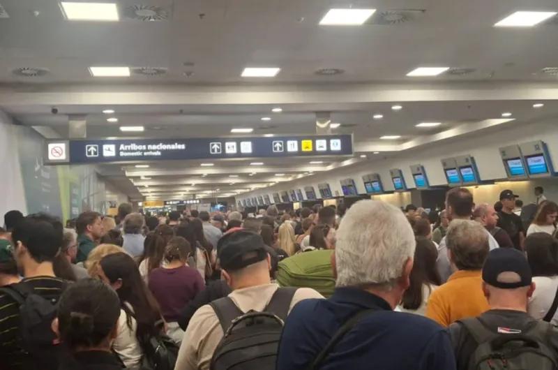 Tensión en Aeroparque: suspenden todos los vuelos tras el hallazgo de una valija sospechosa