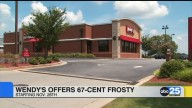Wendy’s offering 67 cent frosty beginning Nov. 28