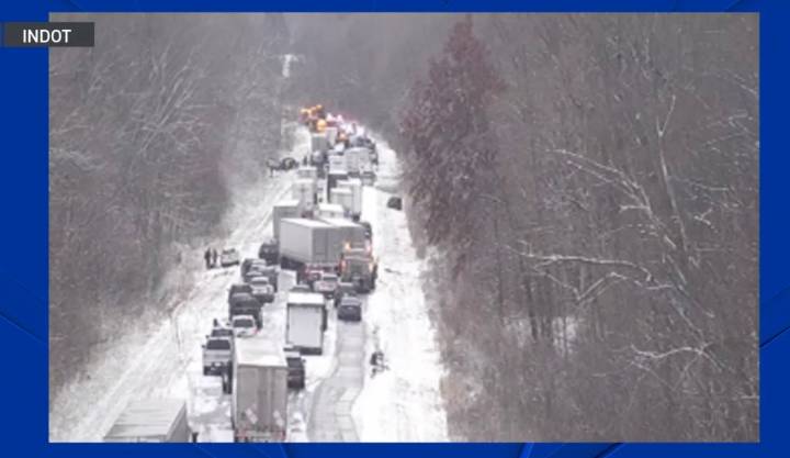 Massive 45 Car Pileup Halts Traffic in ‘Largest Wreck’ Midwest Firemen Ever Saw