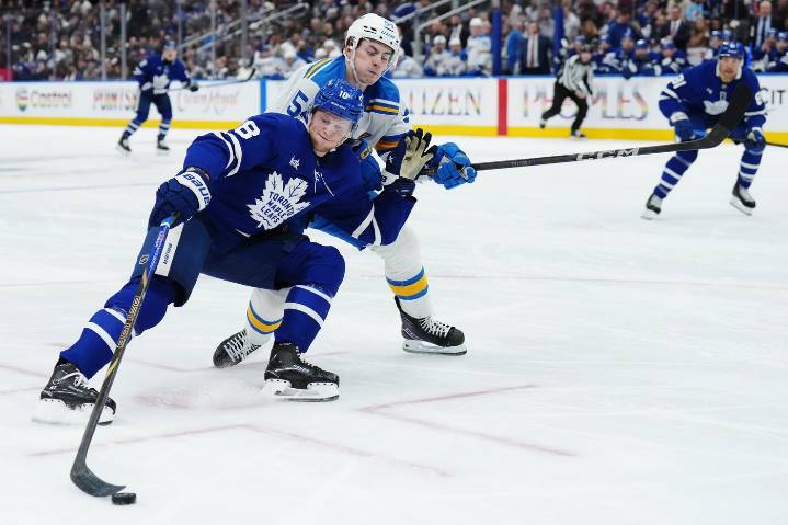 Nylander scores in OT, Leafs down Blues 3-2 in OT to snap losing streak