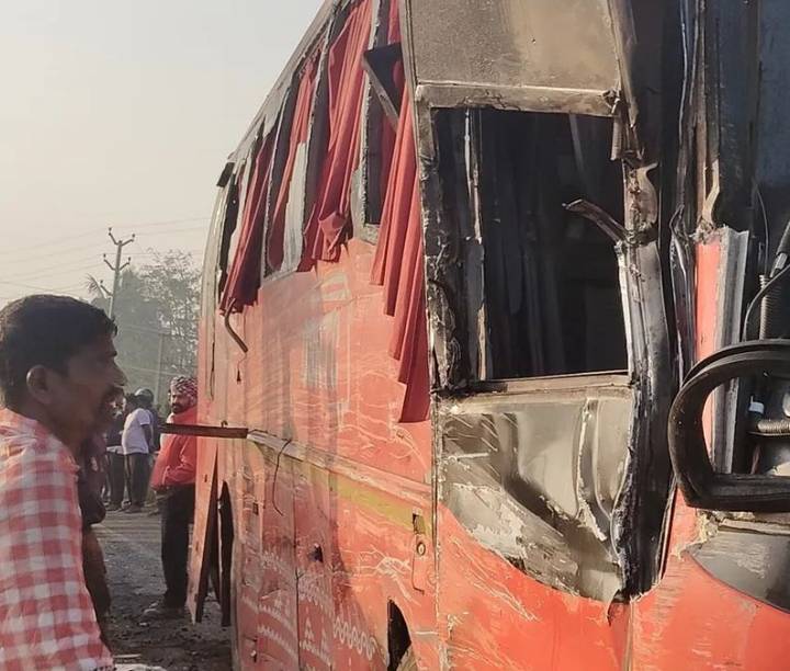 Odisha: Four persons critical after truck crashes into OSRTC bus in Dhenkanal