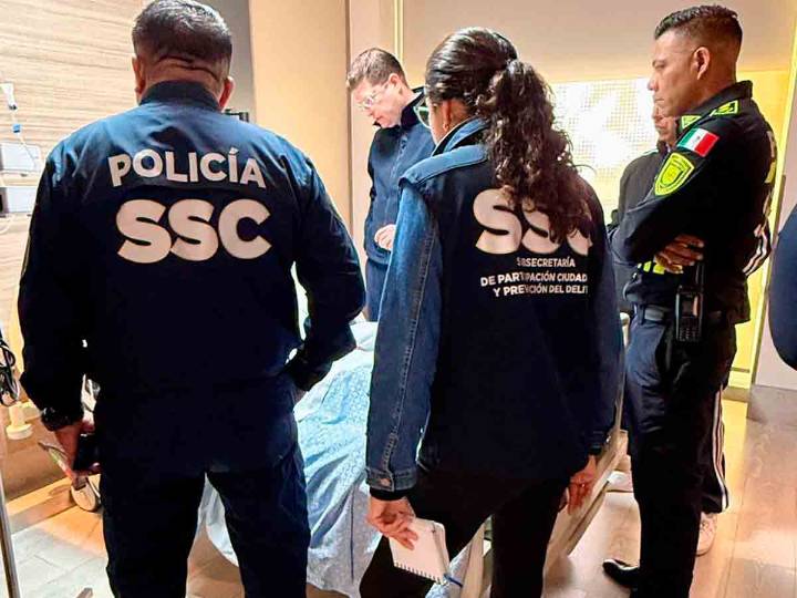 Jefe de la Policía visita a elementos lesionados tras manifestación de la Generación Z en CDMX