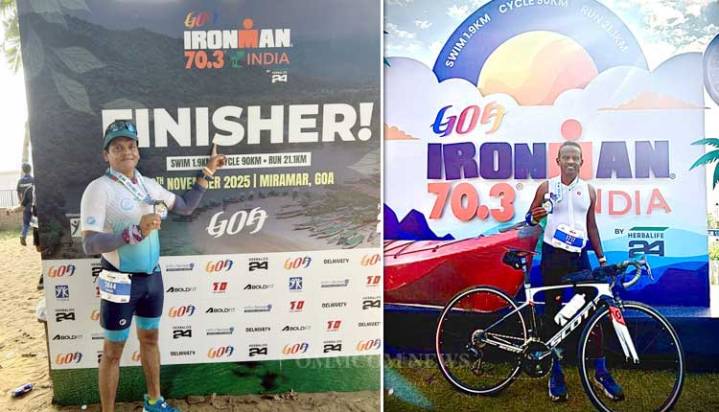 Odisha IAS Officer Rajesh Patil Shines In IRONMAN 70.3 Goa Challenge