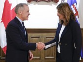 'A great day for Alberta': Smith, Carney sign memorandum of understanding on West Coast pipeline