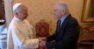 Pope Welcomes Robert De Niro to the Vatican