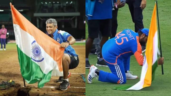 'Unbelievable': Amol Muzumdar Emulates Rohit Sharma's Iconic World Cup Flag Celebration