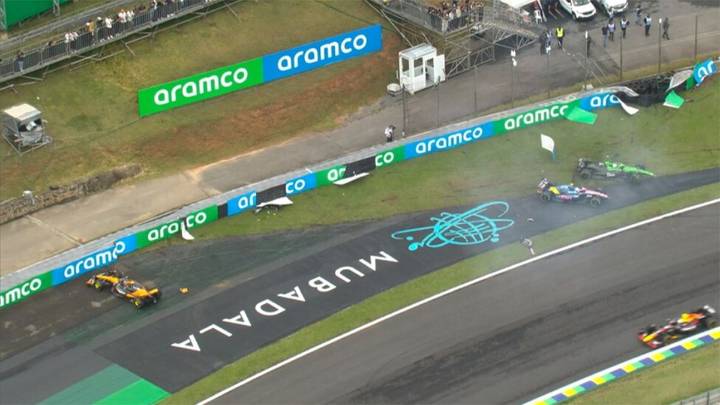 Franco Colapinto se accidentó en el Sprint del Gran Premio de Brasil abandonando la prueba