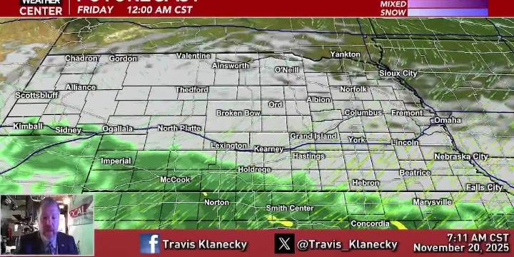 Fairly quiet and cool today, with a couple of rain chances ahead of us