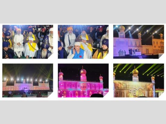 Thousands Attend Light and Sound Show Depicting Life of Guru Tegh Bahadur Ji in Anandpur Sahib
