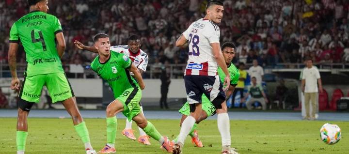 ¡Canchimbo de oro! Reapareció con gol en victoria de Junior sobre Nacional