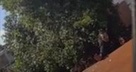 Moment gunman is discovered on West Midlands rooftop having blasted victim near city park