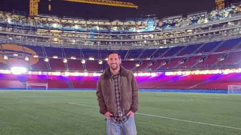 Lionel Messi vuelve al Camp Nou e ilusiona a los hinchas del Barcelona: "Ojalá algún día pueda volver"