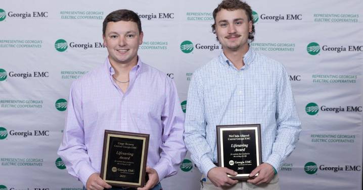 Central Ga. EMC linemen recognized for service during Lake Oconee tradegy