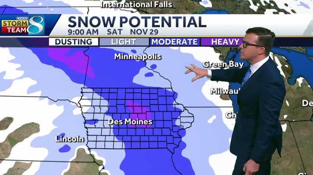 Iowa weather: Another windy day with a snowy weekend ahead