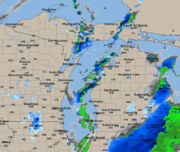 Accumulating snow on the way for southern Michigan & Snow Belts