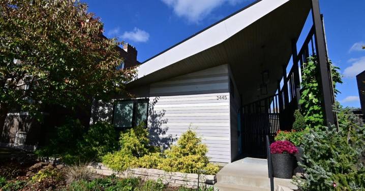 Custom home in Tower Grove East inspired by midcentury modern style