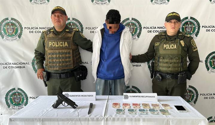 Operativo dejó capturado y arma incautada tras hurto en Pasto
