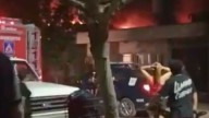 Video: un incendio afectó al menos a 4 casas en Las Heras y hubo preocupación entre los vecinos
