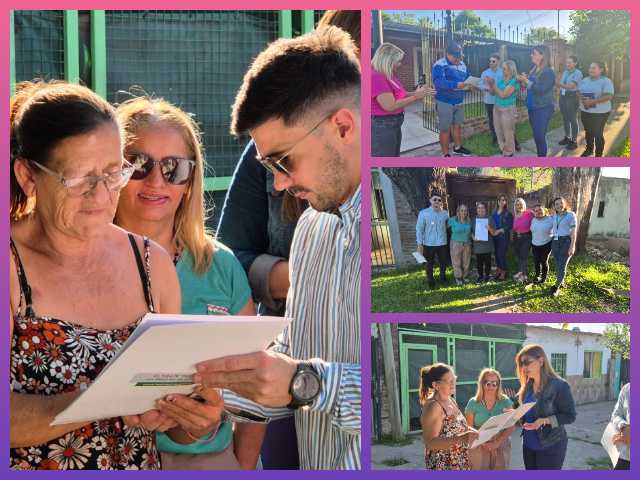 RESISTENCIA: Regularización Dominial: Emoción De Vecinos Que Recibieron Sus Títulos De Propiedad