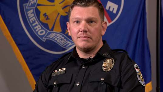 LMPD officer returns to work and the intersection where he was shot: ‘It was a mental win’