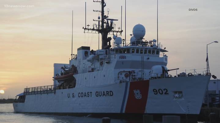 US Coast Guard Cutter Tampa returns home from patrol