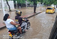 Sorpresivo aguacero generó caos parcial en la movilidad de Santa Marta