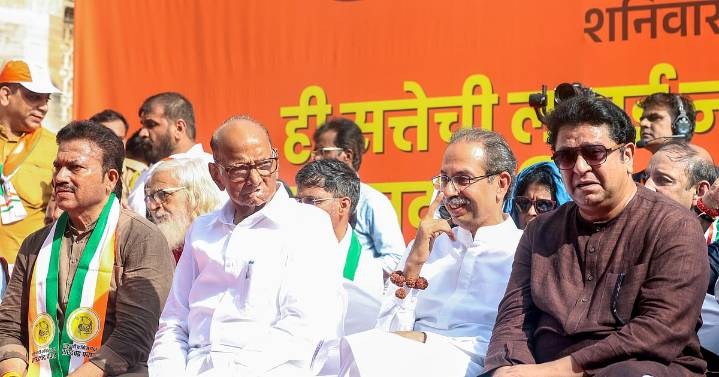 Sharad Pawar seeks Congress nod for Raj Thackeray’s MNS to widen MVA ahead of local body polls