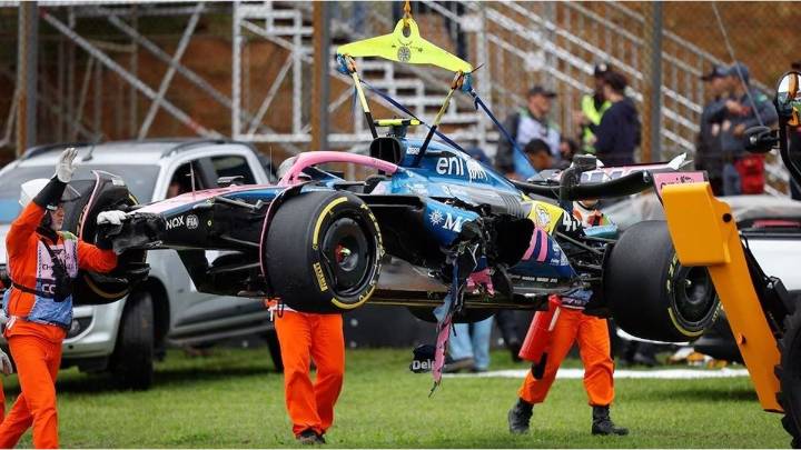 Accidente de Franco Colapinto en el GP de Brasil: abandonó la Sprint tras un despiste múltiple