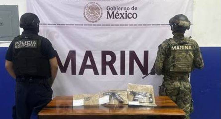 Más de 50 detenidos e incautación de armamento deja operativo de Marina en Colima