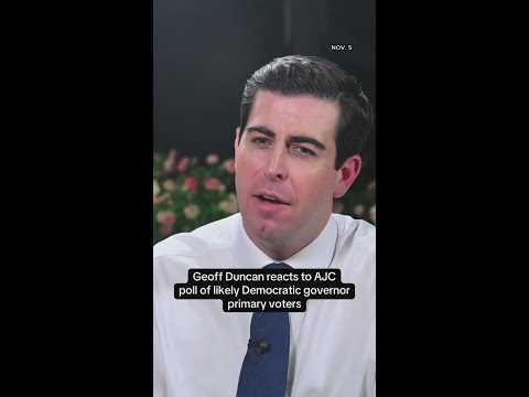 Geoff Duncan responds to recent poll of Democratic governor candidates