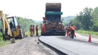 Ya se repavimentaron 25 kilómetros de la ruta provincial 5